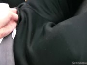 Hot Babe rubs cock 10/16