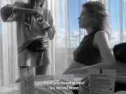 Как создаются групповые порно сцены. Backstage part 2 + subtitles. Milka & Jessica Trunk 8/16