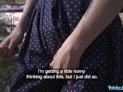 Public Agent Her soaking wet pussy gets filled with spunk under a tunnel 4/16