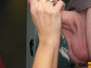 MILF in glasses and lipstick gives a big blowjob and gets a huge facial 4/16