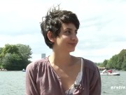 Ersties: Brunette Girl Plays With Herself For Us To See 14/16