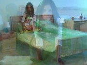 Long Socked Brunette Anoushka Dildo Fucks Her Pretty Pussy In Lingerie 7/16