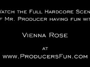 Producer rams a pretty girl while she's getting interviewed 14/16