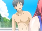 Hentai Pros - 2 Hot Babes Hitomi & Mina Fuck Hitomi's Stepbro In A Steamy Wet Threesome 3/16