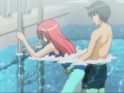 Hentai Pros - 2 Hot Babes Hitomi & Mina Fuck Hitomi's Stepbro In A Steamy Wet Threesome 4/16