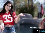 Horny College Girls Have An Orgy Outside 1/16