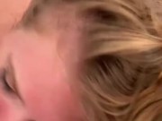 I shot a hot load in the mouth of a fit cheerleader from UCLA and she swallowed all of it 13/16