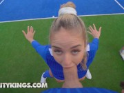 Reality Kings - Geishakyd 's Soccer Skills Don't Improve But Her Cock Sucking Skills Are Great 5/16