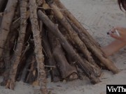 Beach babes get horny and enjoy lesbian sex 1/16