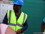 PrivateBlack - Hot Readhead Gia Tvoricceli Takes DP By 3 Huge Ebony Shafts! 3/16