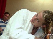 The Hot Wife Showers Before Dressing Tight Sexy For Anal 3/16