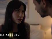 Family Sinners - Goth Charlotte & Her Stepbro Come Up With A Plan That Leaves Them Both Satisfied 3/16