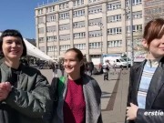 Ersties: Amateur Lesbians Have Threeway Sex 2/16