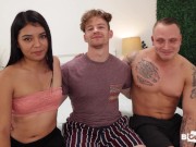 Bubble Butt Body Builder Ass Owned By Red Head Jock MMF Threesome! 2/16