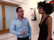 VIP SEX VAULT - Big Ass Ebony Luna Corazon Enjoys Her Very First Porn Casting 1/16