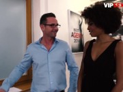 VIP SEX VAULT - Big Ass Ebony Luna Corazon Enjoys Her Very First Porn Casting 4/16