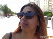 A very hot threesome by sorprise. Valeria del Rio and two lucky guys fucking like beast! 2/16