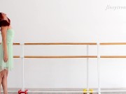 Naked body gymnastics with Zlata in the studio 2/16