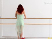 Naked body gymnastics with Zlata in the studio 3/16