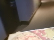 Jaimy Alix sucks pizza delivery guy balls deep DEEPTHROAT THROATPIE 1/16