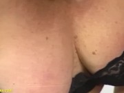 grandma enjoys her first rough hairy bush pussy fisting lesson 3/16