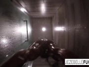 Jezebelle films herself taking a bath 12/16