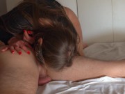 BABE gives him an EROTIC PROSTATE MASSAGE and SUCK his ASS 5/16