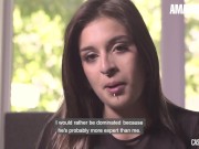 AMATEUR EURO - Emilie Martini Tries A Huge Cock For Her Tiny Pussy 3/16