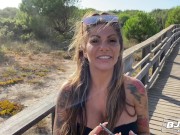 BJRAW Big titty Italian MILF Lily Veroni gobbles up a big dick 2/16