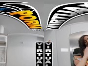 VIRTUAL PORN - Black Brunette Malina Melendez Riding Cock #POV 2/16