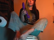 Goth Egg Cumming with New Toys 1/16