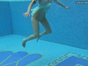 Lizi Vogue wearing hot sexy dress by the pool 9/16