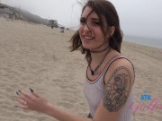 Hairy babe Pearl Sage on a car ride getting felt and played with GFE POV 8/16