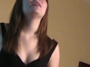 glasses girl teasing denial