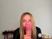 Pissing on pretty slut after rimming 8/16