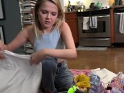 Coco Lovelock jerks off Mr. POV in this point of view hand job video called The Sluttiest Babysitter! 3/16