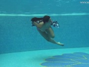 Hungarian naked Sazan Cheharda swimming teasing 5/16