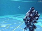 Hungarian naked Sazan Cheharda swimming teasing 6/16