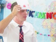 In this weeks episode of Jerkaoke, Madison Morgan and Corra Cox play around with Jay Meyers and fuck after. 6/16