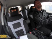 Fake Driving Hot Backseat Sex with Babe with Big Naturals Riding Cowgirl 6/16