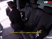 VIP SEX VAULT - Hot Backseat Sex With Crazy Brunette Chick Jocelyne And Cab Driver 1/16