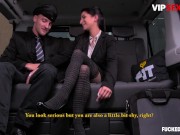 VIP SEX VAULT - Hot Backseat Sex With Crazy Brunette Chick Jocelyne And Cab Driver 3/16