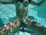 Camsoda - Sexy Brunette Plays With Her Pussy Underwater 11/16