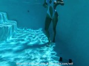 Camsoda - Sexy Brunette Plays With Her Pussy Underwater 7/16