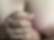 色白爆乳ポチャギャルのパイズリ手コキで昇天#66【HJJ】 15/16