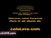 Webcam babe warming up cunt vibrator masturbation then blowjob & doggystyle sex BIG orgasms to cumshot on ass - Lelu Love 2/16