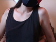 【個人撮影・人妻・熟女】いい感じに熟したおっぱいをたっぷりマッサージ！コリコリに勃起した乳首で感じまくる淫乱妻♡【素人】【四十路】【乳首責め】【熟年カップル】【美人妻】【美熟女】【おばさん】 4/16