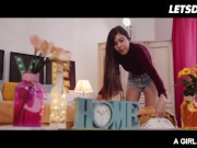 A GIRL KNOWS - Lesbian Girlfriends Have Amazing Sex On A Lazy Day 1/16