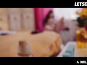 A GIRL KNOWS - Lesbian Girlfriends Have Amazing Sex On A Lazy Day 3/16