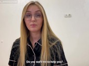 A stepson with broken arms poured sperm into the pussy of a kind stepmother. - Thank you stepmother 6/16